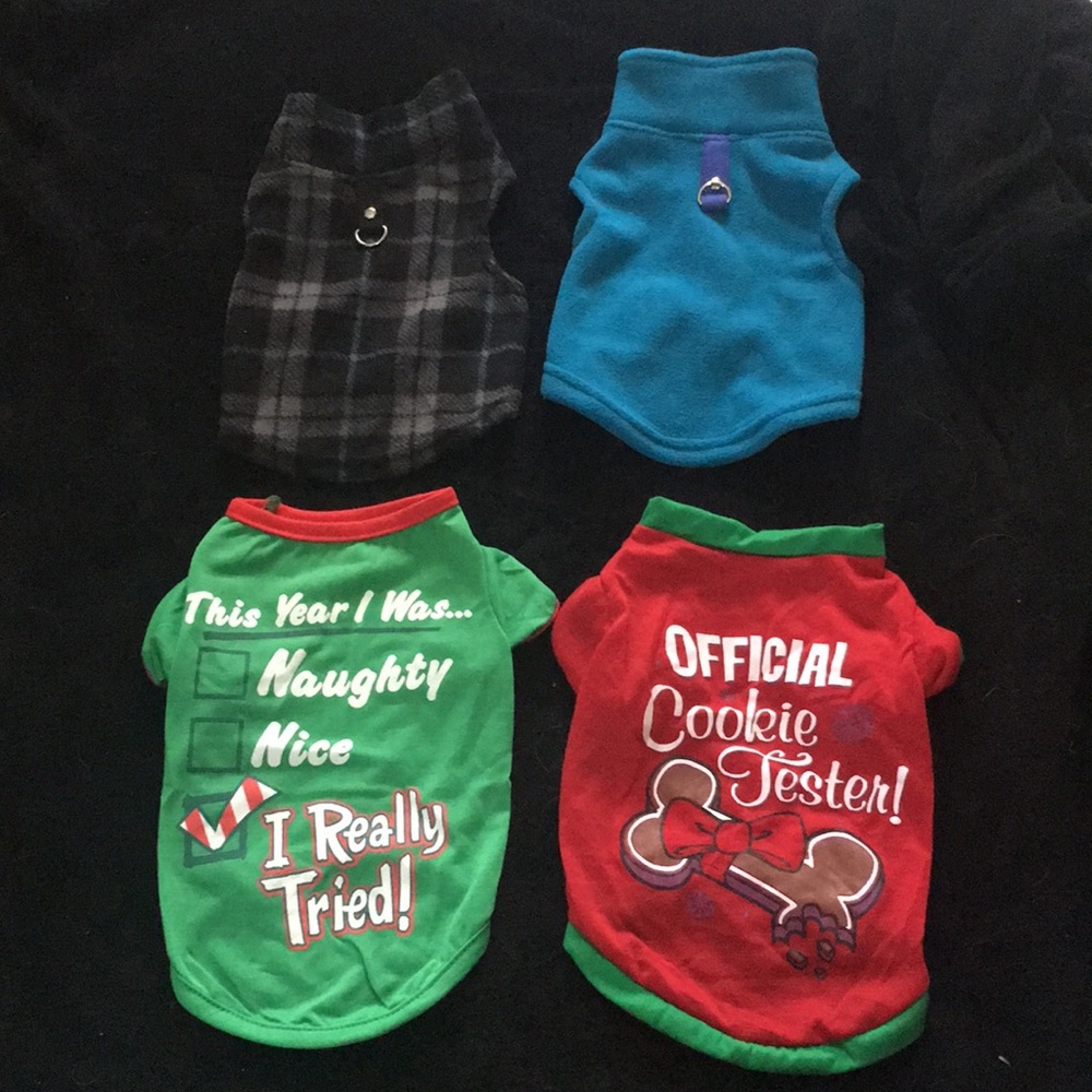 Four Chihuahua size outfit 🐾